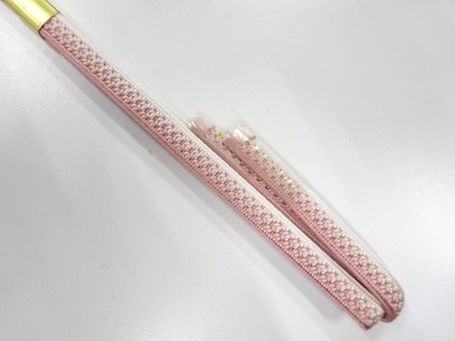  未使用品　正絹　帯留め用　手組三分紐